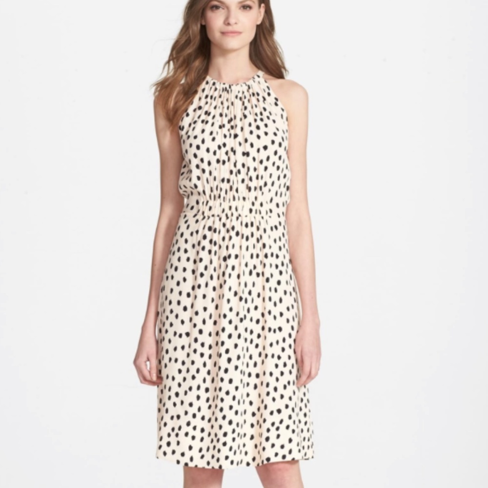 KATE SPADE Midi Leopard Dot Dress